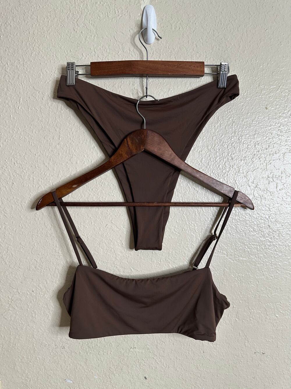 Yolanda Swim Bikini Set in Chocolate Womans XXL